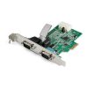 StarTech 16950 UART Serial RS232 DB9 2-port PCIe x1 bővítőkártya ezüst