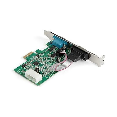 StarTech 16950 UART Serial RS232 DB9 2-port PCIe x1 bővítőkártya ezüst