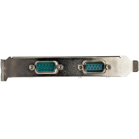StarTech 16950 UART Serial RS232 DB9 2-port PCIe x1 bővítőkártya ezüst