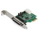 StarTech 16950 UART Serial RS232 4-port PCIe x1 bővítőkártya ezüst