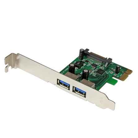 StarTech PCI-E x1 2 portos SATA3 UASP IO vezérlő