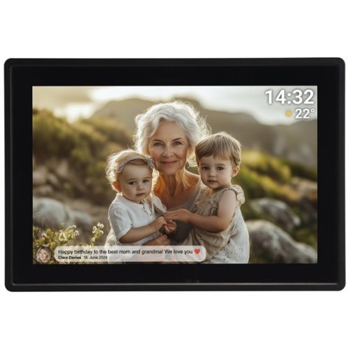 DENVER FRM Denver PFF-1021B 10,1" Smart photoframe with FRAMEO software - Fekete