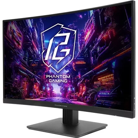 ASRock PG27QRT1B 27" QHD 180Hz ívelt Monitor
