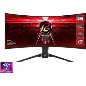   ASROCK PG34WQ15R2B Gaming Monitor 34" VA, 3440x1440, HDMI/Displayport, 165Hz, HDR, Hajlított