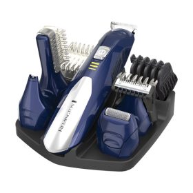   REMINGTON PG6045 arcszőrzet formázó készlet, Advanced Titanium penge, vezetékes/vezeték nélküli, USB töltés, kék