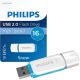 Philips USB Philips Pendrive USB 2.0 16GB Snow Edition - fehér/kék