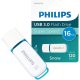 Philips 16GB Snow USB 3.0 pendrive BOX fehér-kék