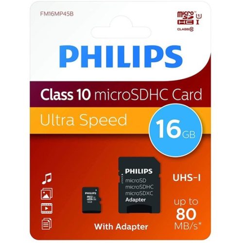 Philips FL Philips microSDHC 16GB Class10