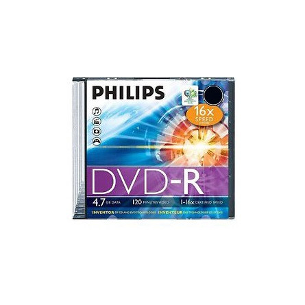 Philips DVD-R írható DVD lemez 4,7GB vékony tok