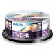 Philips DVD-R47CBx25 Cake DVD-R írható DVD lemez 4,7GB nyomtatható 25db