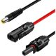Logilink Napelemes adapter kábel, DC7909/M - 2x MC4/MF, CU, fekete/piros, 0,3 m
