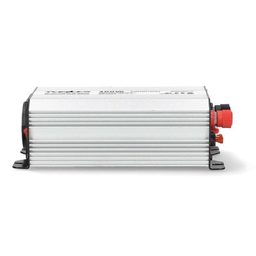 Nedis PIM30012FGY 12V DC - 230V AC inverter, 300W, csatlakozás: szivargyújtós, akku csipesz