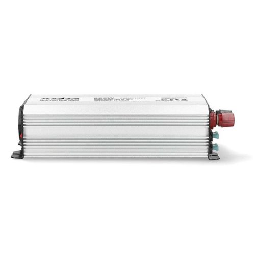 Nedis PIM60012FGY 12V DC - 230V AC inverter, 600W, Csúcsteljesítmény: 1200 W, csatlakozás: szivargyújtós, akku csipesz