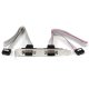StarTech 2db Serial pinheader  -> 2db Serial RS-232 F/M hátlapi kivezetés 0.4m