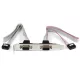 StarTech 2db Serial pinheader  -> 2db Serial RS-232 F/M hátlapi kivezetés 0.4m