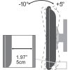 SBOX PLB-2522T 23"-42" monitor TV fali tartó