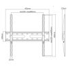SBOX TVL SBOX PLB-2544F-2 32"-70" fix fali konzol