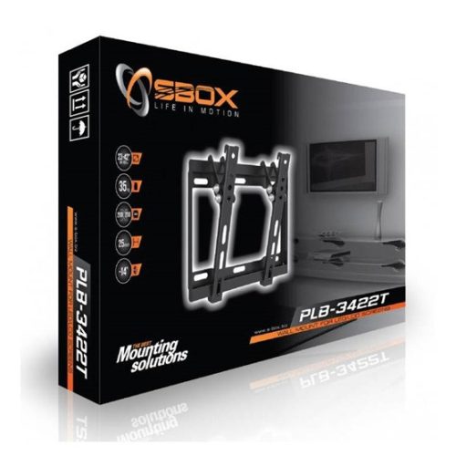 SBOX PLB-3422T fali konzol, dönthető, 23"-42", 200x200, max 35 kg