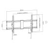 SBOX PLB-5948T Fali konzol, WALL MOUNT (43-90", max. 70 kg, max.VESA: 800x400 mm)