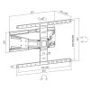 SBOX TVL SBOX PLB-79464 43"-90" dönthető fali konzol