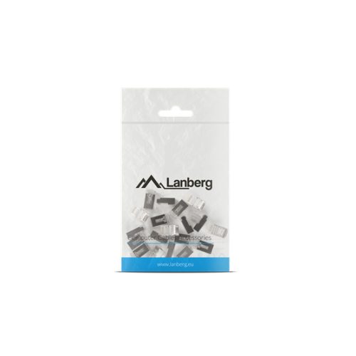 Lanberg CAT.5e F/UTP 8P8C RJ45 csatlakozó, Átmenő típus - 20db/cs