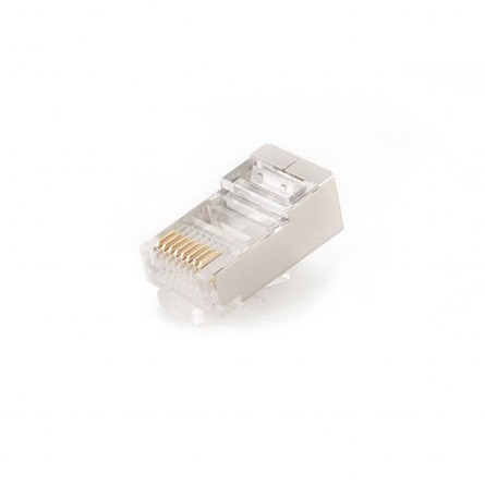 Gembird RJ45 CAT6 SFTP csatlakozó dugó 8P8C; 30u; 50db