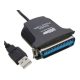USB-LPT kábel 90 cm (új)