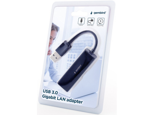 LAN adapter USB 3.0 Gembird NIC-U3-02 (új)