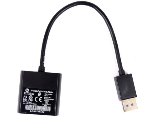 HP DisplayPort / DVI 0.2 m átalakító kábel  (új)