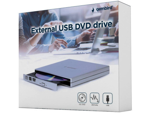 Külső DVD író USB 2.0 Gembird (új)