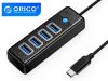 USB-C USB-A 3.0 HUB 4 port Orico (új)