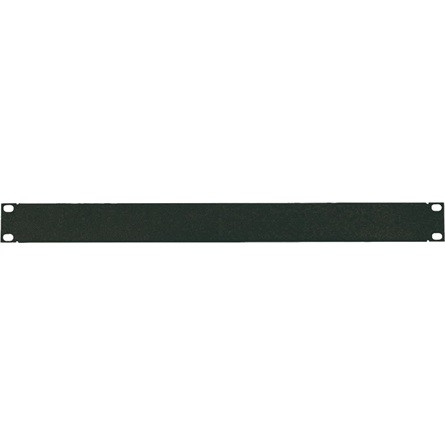 Logilink 19" Blank Panel, solid, 1U, black