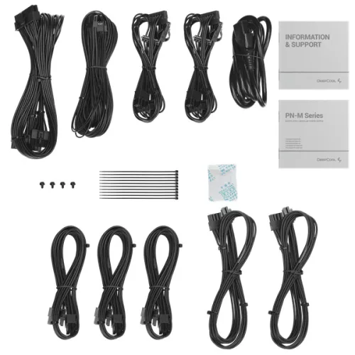 DeepCool Tápegység 1200W - PN1200-M (80 Plus Gold, Aktív PFC, Full moduláris)