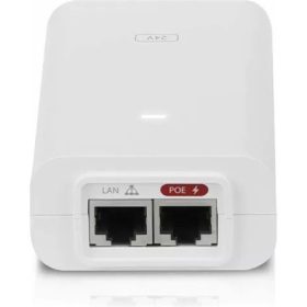   Ubiquiti 24V 1A fehér színű POE tápegység Gigabit LAN porttal
