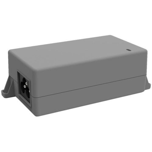 Mimosa Gigabit Power over Ethernet (PoE) injector 24V, 0.5A, 12W with IEC-320 C6 3 pin inlet for C5 series and A5x. Requires C5 3 pin power cord. POWER CORD NOT INCLUDED, 502-00025