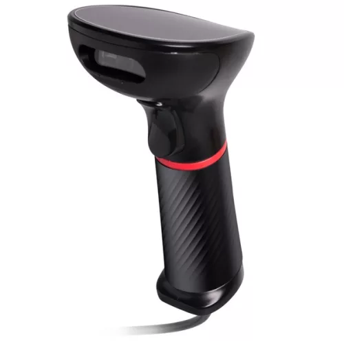 SMG PRN POLPOS PS-200 vezetékes vonalkódolvasó USB kábellel és állvánnyal, nagyteljesítményű CMOS képérzékelő, 1D&2D olvasás