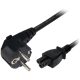 Mimosa EU Power Cord, black (60 cm, 2 ft), for PoE Injector 24V and PoE Injector 50V, 501-00095