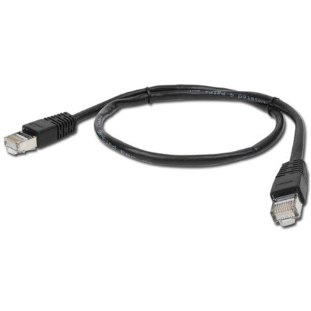 Gembird RJ45 CAT5e UTP -> RJ45 CAT5e UTP M/M adatkábel 0.5m fekete