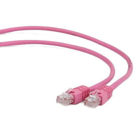 Gembird RJ45 CAT5e UTP M/M adatkábel 0.5m rózsaszín