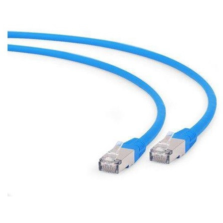 Gembird RJ45 CAT6A S/FTP - RJ45 CAT6A S/FTP M/M adatkábel 0.25m kék LSZH