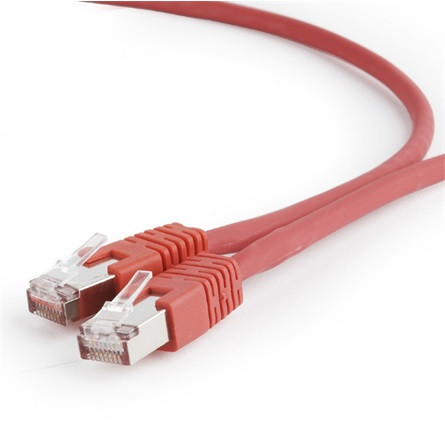 Gembird RJ45 CAT6A S/FTP - RJ45 CAT6A SFTP M/M adatkábel 2m piros LSZH