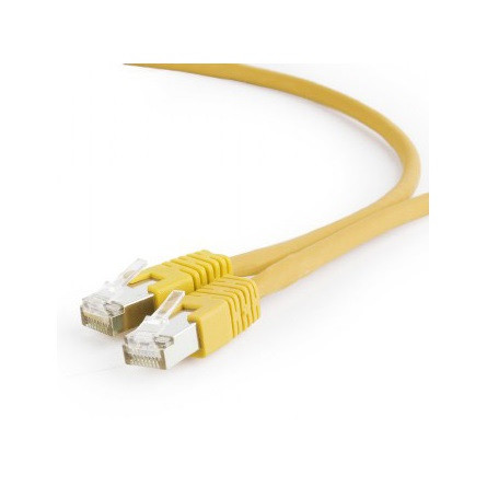 Gembird RJ45 CAT6A S/FTP - RJ45 CAT6A S/FTP M/M adatkábel 1m sárga LSZH