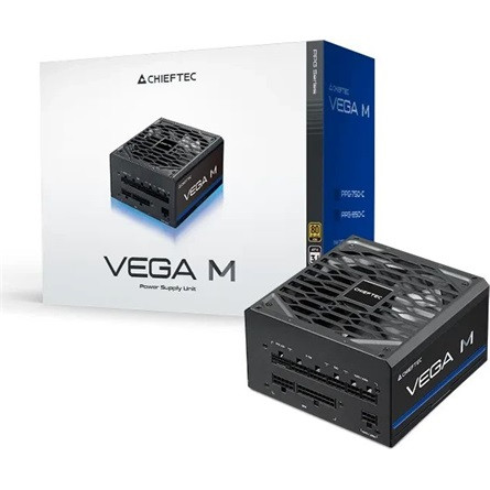 Chieftec VEGA M fekete 1000W ATX 80+ GOLD moduláris tápegység - PPG-1000-C