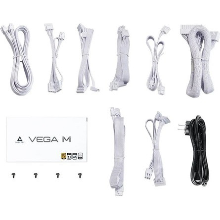 Chieftec VEGA M fehér 850W ATX 80+ GOLD moduláris tápegység - PPG-850-C