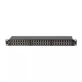   Lanberg Patch panel 48 port 1U 19" CAT.5e FTP, árnyékolt, fekete