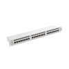 Lanberg Patch panel 24 port 1U 19" CAT.6 árnyékolt, szürke