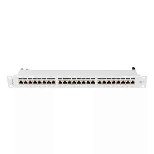 Lanberg Patch panel 24 port 1U 19" CAT.7 FTP, szürke