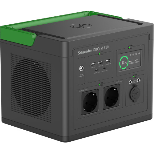 APC Schneider OffGrid Portable Power Station 730, 738Wh Li-ion, Sinewave