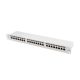 Lanberg Patch panel 24 port 1U 19" CAT.6a FTP, szürke