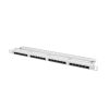 Lanberg Patch panel 24 port 0.5U 19" CAT.5e szürke